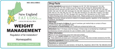 New England Fat Loss - Weight Management.jpg 2oz bottle label - New England Fat Loss Weight Management